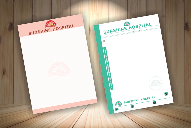 hospital prescription pad designers